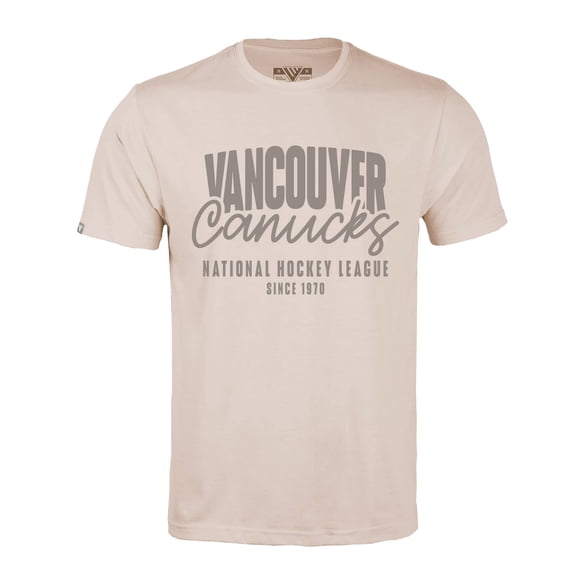 Men's Levelwear  Khaki Vancouver Canucks  Richmond Response T-Shirt