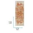 thumbnail image 2 of Livabliss Harput Vintage Medallion Runner Area Rug,2'7" x 7'3",Orange/Beige, 2 of 8