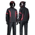 thumbnail image 4 of Unisex Heavy Duty Waterproof Rain Suit Hooded Rain Jacket and Pants Set for Outdoor Work, Hiking, Camping & Travel, 4 of 4