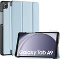 thumbnail image 1 of KOMI Étui pour Samsung Galaxy Tab A9 8,7 Pouces 2023, Étui Rigide Mince avec Support, Couverture Intelligente de Protection pour Tablette Samsung Galaxy Tab A9, Bleu Pâle, 1 of 5