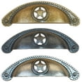 thumbnail image 5 of Set of 24 Garland Star with Rope Drawer Cabinet Handle in Old Silver, 5 of 7