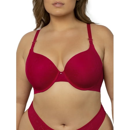 

Smart & Sexy Women s Smooth Lace T-Shirt Bra Style-SA1425