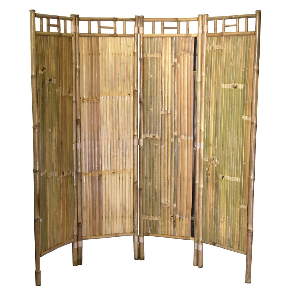 Bamboo54 Bamboo Screen 4Panel Room Divider