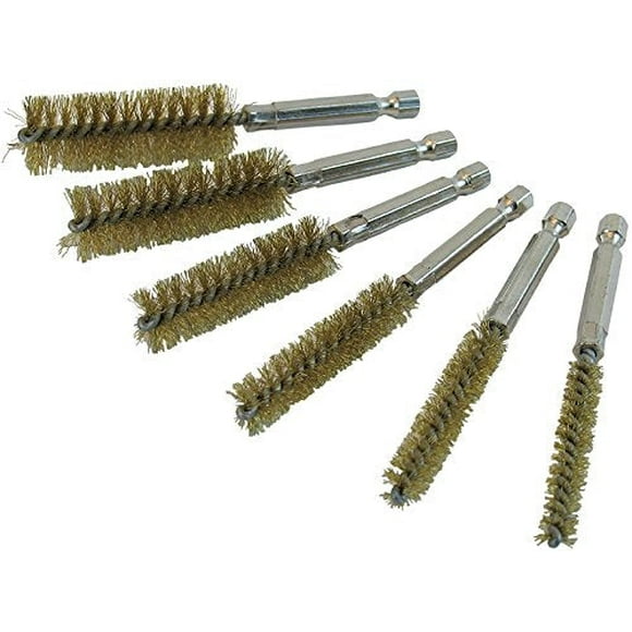 Innovative Products Of America Ensemble de Brosses à Alésage en Laiton 8081 de 6, 8, 10, 12, 15, 17 et 19 mm