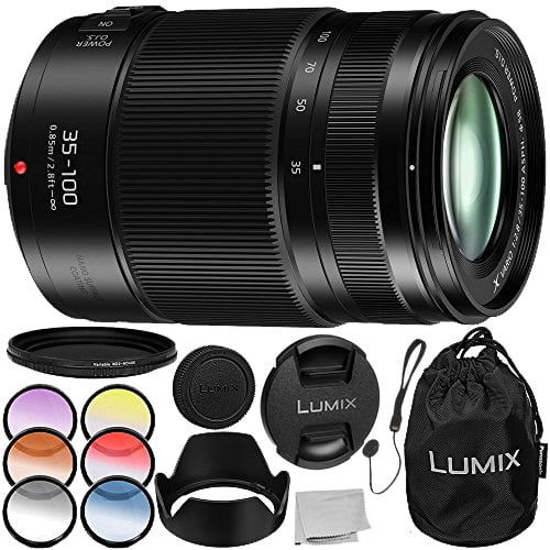 Panasonic Lumix G X Vario 35 100mm F 2 8 Ii Power O I S Lens 10pc Accessory Bundle Includes Manufacturer Accessories More Walmart Com Walmart Com