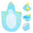 thumbnail image 3 of Toalla de baño con capucha absorbente de dinosaurio de dibujos animados, bata de ducha para niños pequeños, 3 of 5