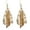 Golden, variant on Grandest Birch Women Sequins Mesh Dangle Drop Hook Earrings Club Evening Party Jewelry Alloy Silver