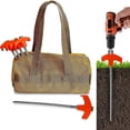 thumbnail image 1 of Hexagonal Luminous Nail Screw In Tent Stakes Ground Anchors Screw In, 1 of 5