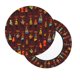 thumbnail image 2 of Balery Dancing African Women1 Fundas de asiento para taburete de bar redondo de tela de terciopelo ajustables que protegen de arañazos y manchas para sillas de 14 a 17 pulgadas.-14 inch, 2 of 7
