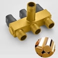 thumbnail image 4 of Three-Way Water Outlet Angle Valve Multi-Function Three-Way Valve 1/2 Inch Grey, 4 of 9