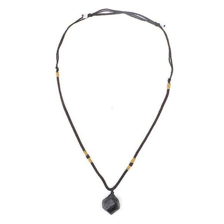 

Natural Black Tourmaline Schorl Pendant Chunk Reiki Chakra PROTECTION FAST I4G2