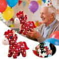thumbnail image 1 of BotaniNest Zodiac Horse 15/30cm Pattern Soft Stuffed Animal Festive For Home /Birthday/Chinese Year, 1 of 5