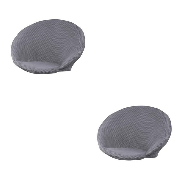 Inteprter Funda para silla con platillo de tela jacquard, funda extraíble para silla con diseño de luna Type3