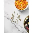 thumbnail image 3 of Blue Box Boutique Inc Gold Plated Skeleton Dangle Halloween Earrings for Women, Teens, 3 of 4