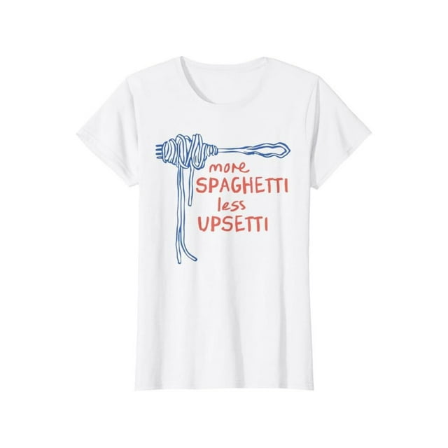 T-Shirt à Manches Courtes en Coton Plus Spaghetti Moins Upsetti T-Shirts Graphiques tees Top Homme