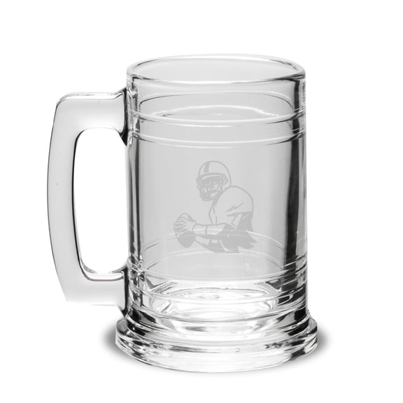 Quarterback 15oz Deep Etched Colonial Tankard