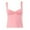 Watermelon Red, variant on BYHONG Women's Sexy Pleated Bustier Tank Top Sleeveless Crop Top with Strappy Neck & Side Slits, Summer Womens Blouses & Casual Vest Green XS