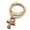 Natural w. Light Than (F), variant on Mens Egyptian Ankh Cross Wood Pedant Punk Hip Hop Necklace Wooden Ball Chain 35"-Natural w. MultiColor (D)
