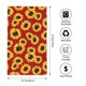 thumbnail image 2 of Fotbe Sunflowers On Red Toalla Premium con Patrón, Toalla de Microfibra de Secado Rápido, Ligera y Altamente Absorbente (27.5x16in), Ideal para Uso Diario, 2 of 6