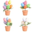 thumbnail image 2 of XEOVHV Easter Egg Pots,17cm Spots Eggs Flower Pot Outdoor Courtyard Easter Decoration, Outdoor Courtyard Easter Decoration Easter Gifts, 2 of 7