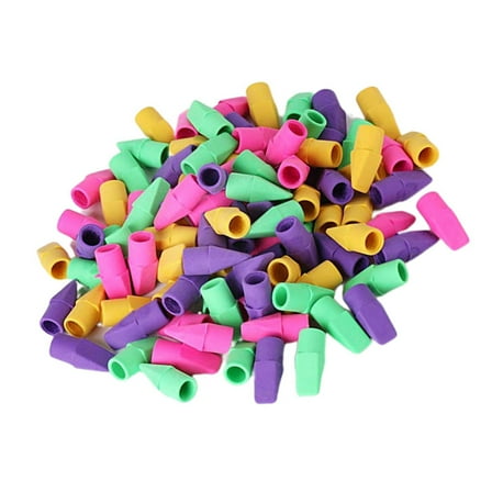 Worgeous  240 Pcs White Board Eraser Cap Erasers for Pencils Bulk Coloured