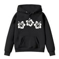 thumbnail image 4 of Staki Kids Clothes Girls Hoodies for Teen Girls Trendy 2025 Long Sleeve Causal Pullover Tops Cute Hooded Sweatshirt Tween Girl Clothes 4-14T (Black,5-6 Years), 4 of 4