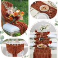 thumbnail image 4 of Camino de mesa AGIRL, paquete de 12 unidades, terracota, 89 x 305 cm, transparente, 4 of 7