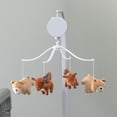 thumbnail image 6 of Bedtime Originals Animal Alphabet Bear/Fox Musical Baby Crib Mobile Soother Toy, 6 of 7