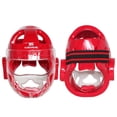 thumbnail image 1 of Niños adultos Karate Headgear Sports Head Guard Soft Head Gear MMA Artes marciales Escudo facial para entrenamiento de Taekwondo Boxeo Muay Thai Sanda SG shamjiam casco de kickboxing, 1 of 8