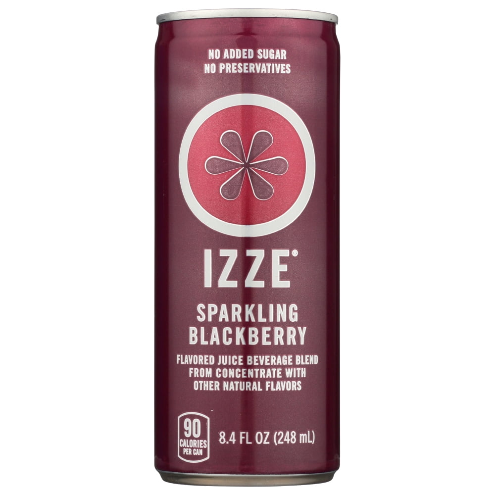 Izze Can Sparkling Blackberry, 8.4 Fl Oz