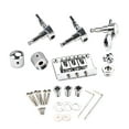 thumbnail image 4 of RUISINERY Complete 3 String Guitar Bridge Hardware Set With Tuning Pegs Control Knobs Locking Screws For Electric Box Guitars, 4 of 7