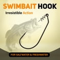 thumbnail image 5 of Reaction Tackle Swimbait Hooks 2/0 (10-pack), 5 of 6