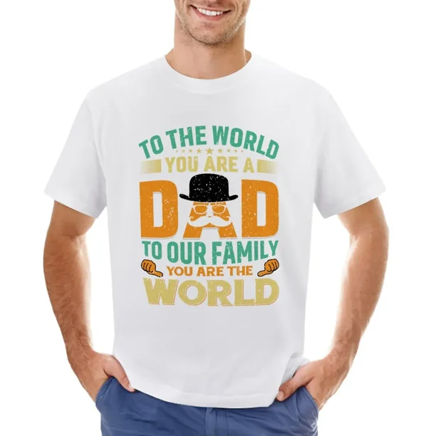 Camiseta feliz del Día del Padre camisetas personalizadas camisetas negras para hombres