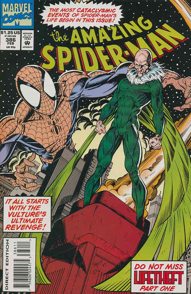 Cover of The Amazing Spider-Man #386
