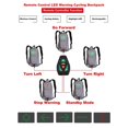 thumbnail image 2 of LED Turn Signal Bike Pack 15L LED Backpack with Direction Indicator USB Rechargeable Safety Light, 2 of 8