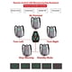 thumbnail image 2 of Mochila para bicicleta con luces LED y señal de giro de 15 l, 2 of 8