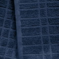 thumbnail image 3 of Mainstays Performance Cotton 6-Piece Bath Towel Set, Super Soft Quick Dry Fade Resistant, Textured Navy, 3 of 7