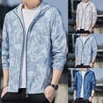thumbnail image 4 of Men Sun Protection Outwear Lightweight Windbreaker Jacket Hooded Breathable Coat, 4 of 8