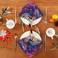 thumbnail image 4 of Satin Polyester Napkins - 20x20 InchSingle-Sided Printed Napkins, 1-Piece/4-Piece/6-Piece Set, DIY Personalized Table Setting，A Sugar Skull, 4 of 8