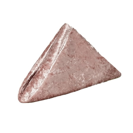 

20 inch Crushed Velvet Napkin Blush
