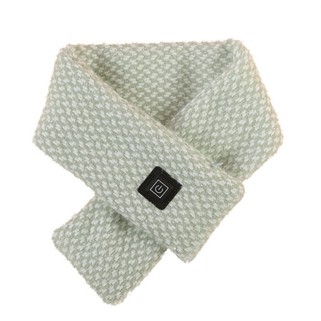 

Dadaria Blanket Scarf Mink Fleece Heated Scarf Heating Scarf USB Heated Scarfs For Women Rechargeable Green Women