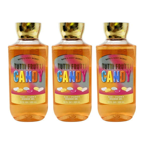 Bath & Body Works Tutti Frutti Candy - 3 Pack Of Shower Gel