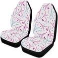 thumbnail image 1 of ABPHQTO Juego de 2 fundas para asientos de coche Torre Eiffel corazón Universal Auto asientos delanteros Protector apto para coche, SUV sedán, camión, 1 of 3