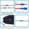 thumbnail image 2 of 100 piezas de terminales eléctricos aislados terminales de crimpado eléctricos y kits de conectores Conectores de terminales de alambre recto automotriz (3 tamaños diferentes),11 Feliz Sencillez, 2 of 5