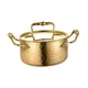 thumbnail image 3 of Olla de acero inoxidable con tapa, utensilio esencial para la cocina hogareña Oro, 3 of 9