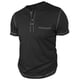 thumbnail image 5 of Tops para hombre, blusas y camisas de manga corta con cuello redondo para hombre, blusas casuales de moda para hombre, blusas de manga corta con cuello redondo de color liso, blusa de poliéster para h, 5 of 7