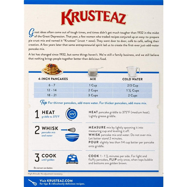Krusteaz Buttermilk Pancake Mix 32 OZ Pack 12 Walmart