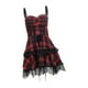 thumbnail image 5 of Minivestido Punk clásico a cuadros oscuro para Cosplay, cumpleaños, carnaval, juego de rol, fantasía S Yuyangstore Mini vestido punk, 5 of 8