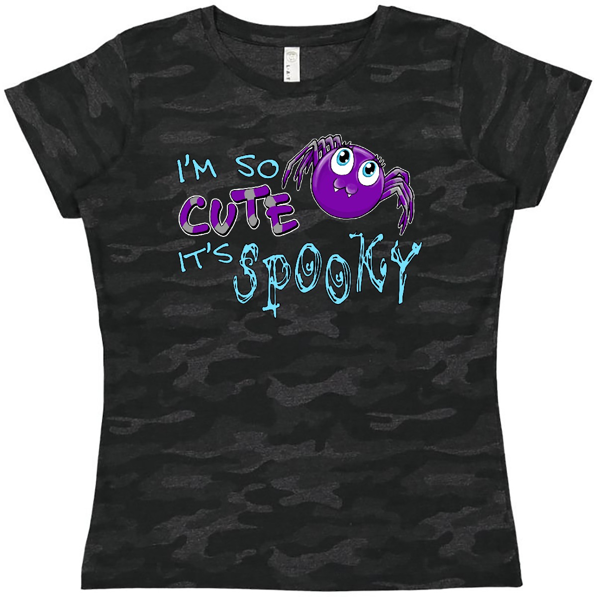 Inktastic I'm So Cute Its Spooky- cute Halloween spider Women's T-Shirt