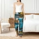 thumbnail image 4 of Fotbe Vintage Pickup Sunflower Dog Pantalones de Pijama para Mujer, Pantalones de Dormir, Pantalones Pj con Cordón y Bolsillos-X-Large, 4 of 6